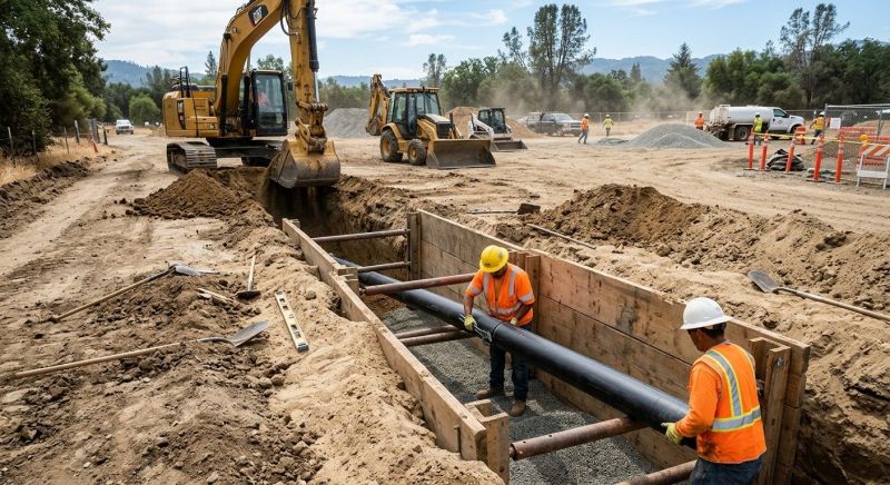 Backhoe Trenching in Salt Lake City, UT