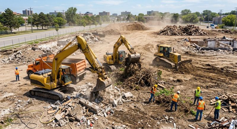 Building Site Clearing in Gwinnett County, GA