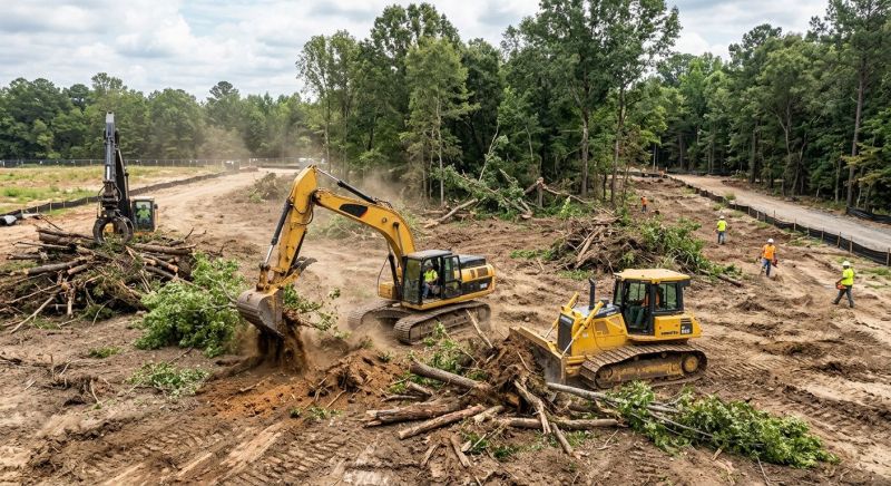 Commercial Land Preparation in Gwinnett County, GA