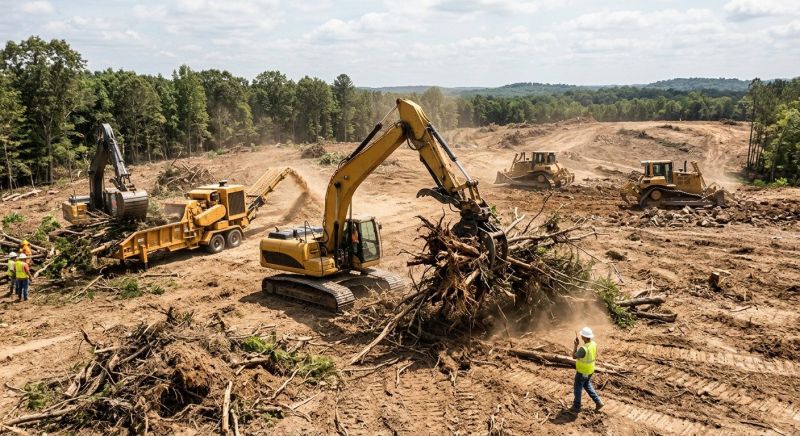 Commercial Site Clearing in Katy, TX