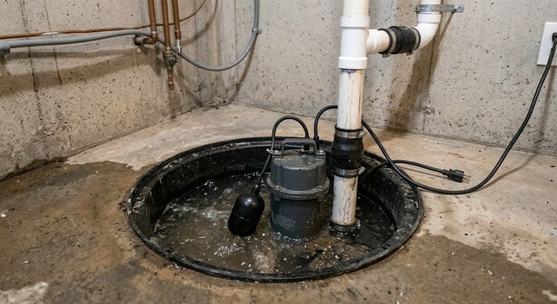 Sump Pump Plumbing in West Des Moines, IA